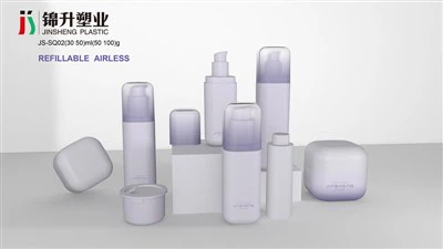 Cosmetische fles van zwart glas