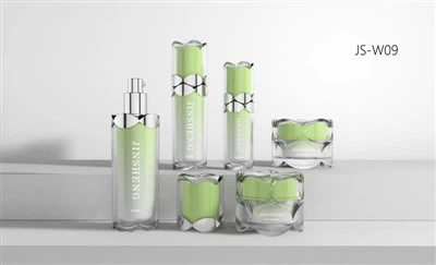 Round Glass Cosmetic Jar