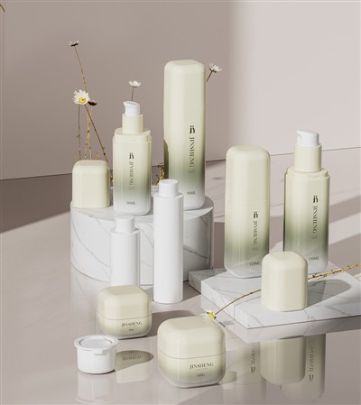 Vierkante cosmetische pot